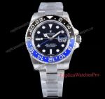 Swiss Rolex GMT Master II JF Factory Watch Blue Black Ceramic Bezel 